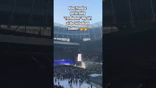 King Promise Unforgettable Performance of 'Terminator' at Tottenham Stadium #kingpromise #wizkid #uk