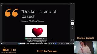 Education Fall '23, Week 13 | Intro to Docker - Michael Scalzetti