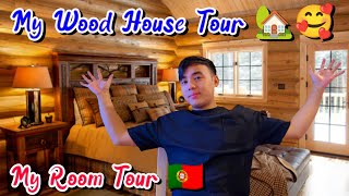 My New Room Tour🏡😊 My New Wood House Tour / Home Tour / My Room Tour in Portugal #roomtour #hometour