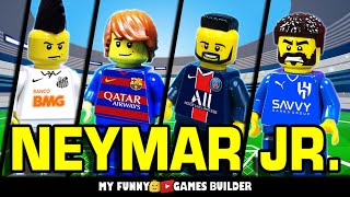 NEYMAR JR. (2009-2024) Life of Neymar story in Lego