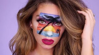 Creative Beach Makeup | Julia Dantas | GLAM MASTERS