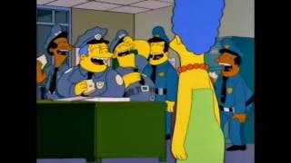 Marge quiere ser oficial de policía