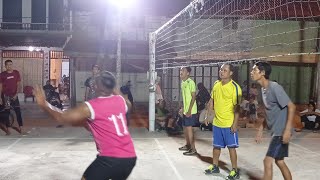 Persiapan uji Coba Vollyball Putra Suaq Bakung