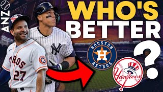 ARE THE HOUSTON ASTROS BETTER THAN THE YANKEES? TRUE COMPARISON! Yankees News | Yankees Rumors ANZO