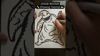 Everyone Can Draw! - OOGIE BOOGIE ✍️ Drawing Tutorial 😀✏️ #oogieboogie #nightmarebeforechristmas