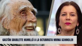 Filósofo humilló a periodista progre Mirna Schindler