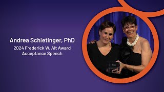 CRI 2024 Award Gala | Dr. Andrea Schietinger Frederick W. Alt Award Acceptance Speech