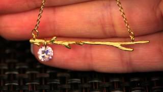 Gold-Tone Crystal Necklace