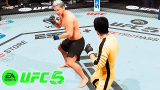 🐲 UFC5 Bruce Lee vs Bruce Buffer UFC 5 - Super Fight 🐲