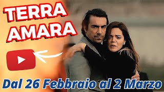 Anticipazioni di TERRA AMARA: Episodi dal 26 febbraio al 2 marzo!