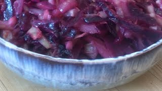 Garlic and Cranberry Cabbage Medley