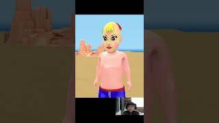 Scary Teacher 3D vs Squid Game Superhero Rescues Pregnant Doll From Danger 5 Times Challenge #shorts