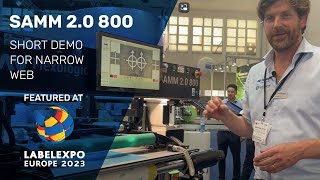 Live Demo of the Automated Plate Mounter SAMM 2.0 800 - Labelexpo Europe 2023