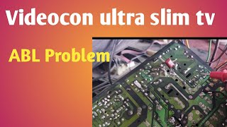 Videocon ultra slim tv ABL fault solution / videocon crt tv