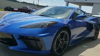 C8 Corvette in Elkhart Lake Blue. our first C8 delivery from back in 2021. #corvette #cars