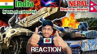 Bangladeshi Reaction 😍|भारत VS नेपाल Dangerous Vehicle😈🔥Indian army weapons vs Nepali army weapons