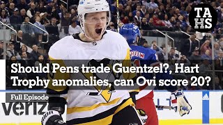 Should the Pens trade Guentzel?, Hart Trophy anomalies, can Ovi score 20 goals?, and more | TAHS