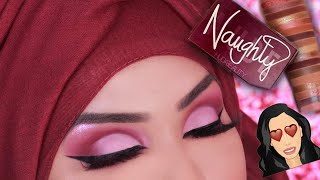 SOFT PINK CUT CREASE LOOK | HUDA BEAUTY NAUGHTY NUDE | 2021