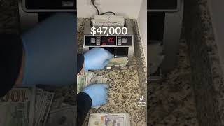 $47,000 Money Counter Count - Millionaire ASMR