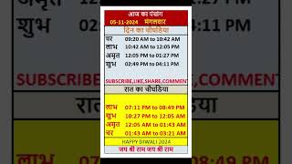 आज का पंचांग | Aaj ka Panchang 5 नवंबर 2024 Tuesday, राहुकाल