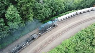 Sights and Trains of Horseshoe Curve (Drone Footage)