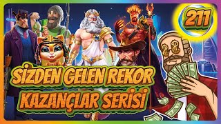 🔴SLOT OYUNLARI SİZDEN GELEN REKOR KAZANÇLAR VE MAX WİNLER SERİSİ VOL 211 #slotoyunları #casino