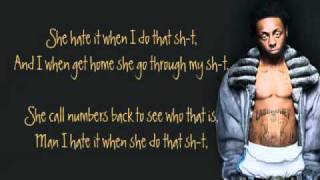 Im Single by Lil Wayne (HQ + lyrics)