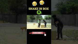 snake 🐍 prank in box #shorts #youtubeshorts #viral