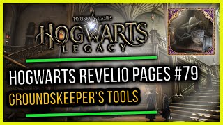 Hogwarts Castle Field Guide Revelio Pages #79 Groundskeeper's Tools