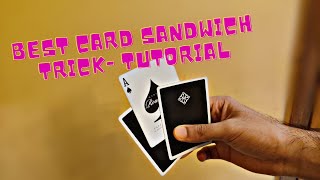 The Best Card Sandwich Trick- TUTORIAL