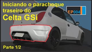 Celta GSi | Construindo o para-choque traseiro em fibra de vidro - BURNOUT 004