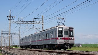 【残り少ない2コテ未リニューアル車の全検出場】東武10000系10030型11264F 南栗工出場試運転 復路 栗橋～新古河通過【4K】