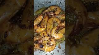 BUTTERED GARLIC SHRIMP #cooking  #shrimp #shrimprecipe #yummy #shorts #asmr