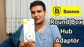 Type-c Girişli USB Çoğaltıcı, Dönüştürücü Media Markt / Baseus Round Box Hub Adaptör - Ürün İnceleme