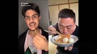 Who will eat faster Duo Tik Tok.  Кто съест быстрее дуэт Тик Ток