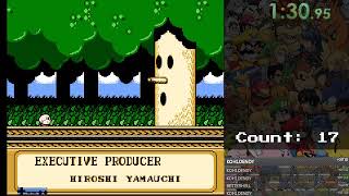 Kirby's Adventure. Any%. 1:30