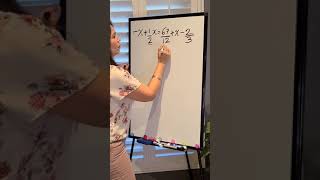 Algebra: Equations w/Fractions | Ecuacciones con Fracciones #shorts