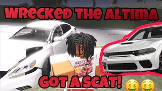 (CRASHED THE ALTIMA!!! N UPGRADED ) Roblox Rp