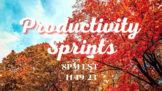 11/19 NaNowWriMo Productivity Sprints