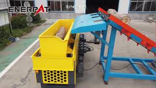 ENERPAT 6 Cutter Heads Wood Shaving Machine,huge power to produce wood shavings for animal bedding