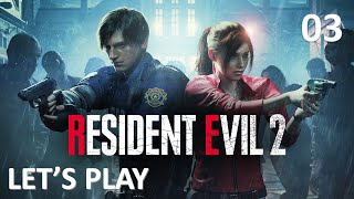 RESIDENT EVIL 2 - Lets Play - Part 03 - Unicorn Medallion