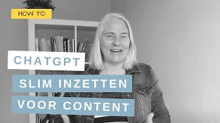 Wat is ChatGPT en zet je het slim in voor je marketing content als ondernemer