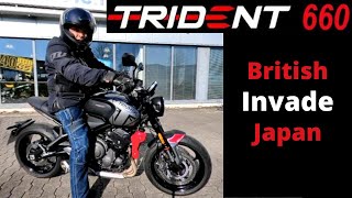 2021 Triumph Trident 660  | The British Invade Japanese Market Share