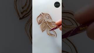 2024 lovely leaf mehandi design| #sd__henna #tutorial #henna #shortz