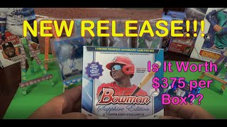 NEW RELEASE Brand New 2023 Bowman Sapphire Baseball Firstlook!