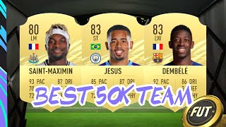 THE BEST CHEAP STARTING TEAMS IN FIFA 21!! (50K COINS)