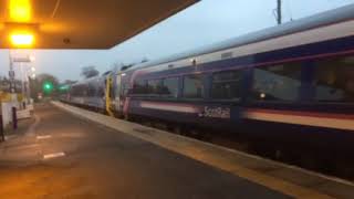 Class 158 Scotrail x 2 departing Kirkcaldy