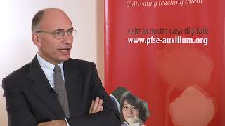 Educazione, comunicazione, politica. Intervista ad Enrico Letta