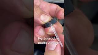 Arreglando en puntero del dial del radio-amplificador Marantz 2238.