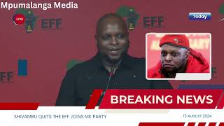 Shivambu quits the EFF, joins the MK Party